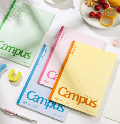 Campus 彩色筆記簿 B5 8mm橫線 40頁