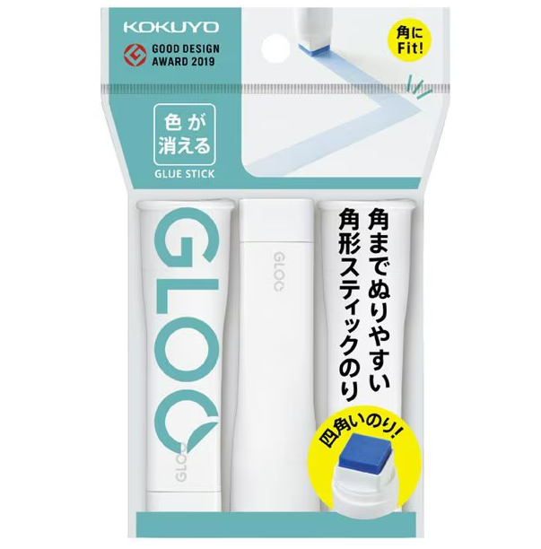 GLOO 方角漿糊筆 消色型 S 3個裝