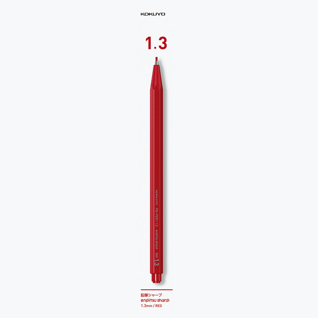Enpitsu Sharp 新鉛筆鉛芯筆 1.3mm紅芯