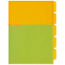 將圖片載入圖庫檢視器 5 Index Holder &lt;bi-color&gt; A4 size Yellow
