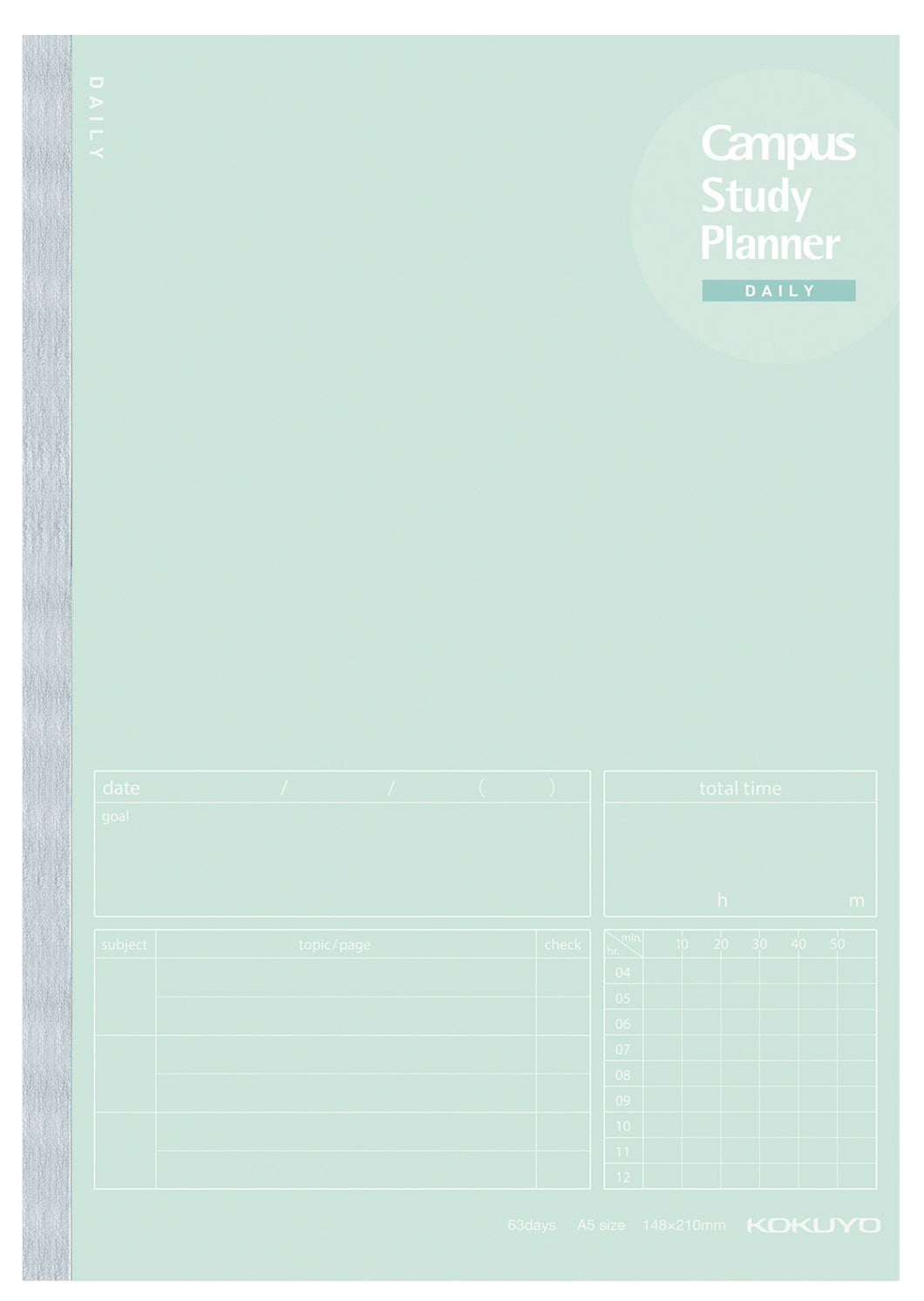 Campus Study Planner Diary  筆記/每天管理款　A5