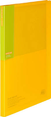 Display Book <bi-Color> 20 Pocket Yellow